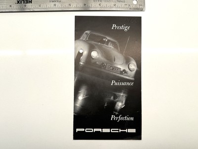 Porsche 356 pre a 1952 victory program & technical information rare brochure #2