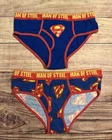 2000's 2 PACK SUPERMAN DC SUPERHERO Mens Comic Book Briefs LRG Vintage Underwear