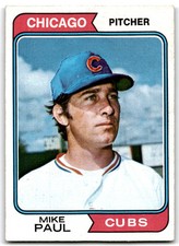 1974 Topps #399 Mike Paul Chicago Cubs