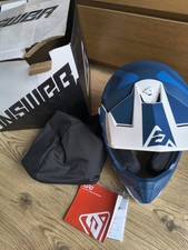 Answer Racing AR1 V2 447752 Bold Helmet Blue Youth Medium New