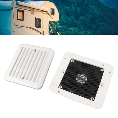 12V RV Side Vent Fan 5.51x5.12in Air Vent Ventilation Exhaust Fan For Motorh SET