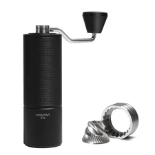 Chestnut C2S Manual Coffee Grinder Stainless Steel S2C Conical Burr Coffee Gr...