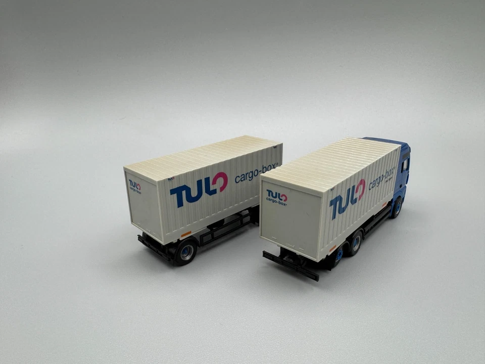 1:87 AWM MAN TG-A XXL (TULO Cargo-Box) Container-Hängerzug - Bild 3 von 4