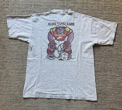 Vintage 90s Nike Soccer Football Slave To The Game Single Stitch T