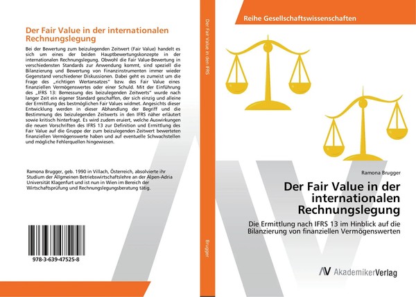 Ramona Brugger | Der Fair Value In Der Internationalen Rechnungslegung | Buch-image