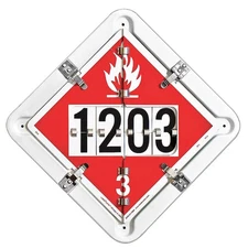 LABELMASTER 126SF-5GRNF7 Full Frame Flip Placard Holder,13-1/2" H 19UA05