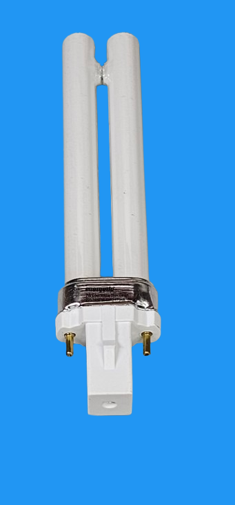 G23 7w 2 Pack Energetic Energy Efficient Fluorescent Tube Cool White 2 Pin 380Lm
