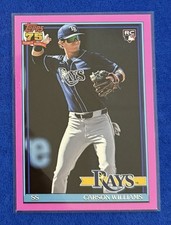 2026 Topps Series 1 - 1991 Topps Baseball Carson Williams #T91-38 Pink (RC)