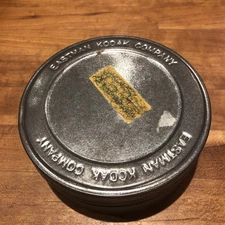 Vintage Eastman Kodak Co. 4" Film Canister Metal Tin Can Container Empty