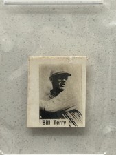 1930 Baguer Chocolate Bill Terry Giants HOF Hall-of-Famer PSA 2 Only 2 Exist!