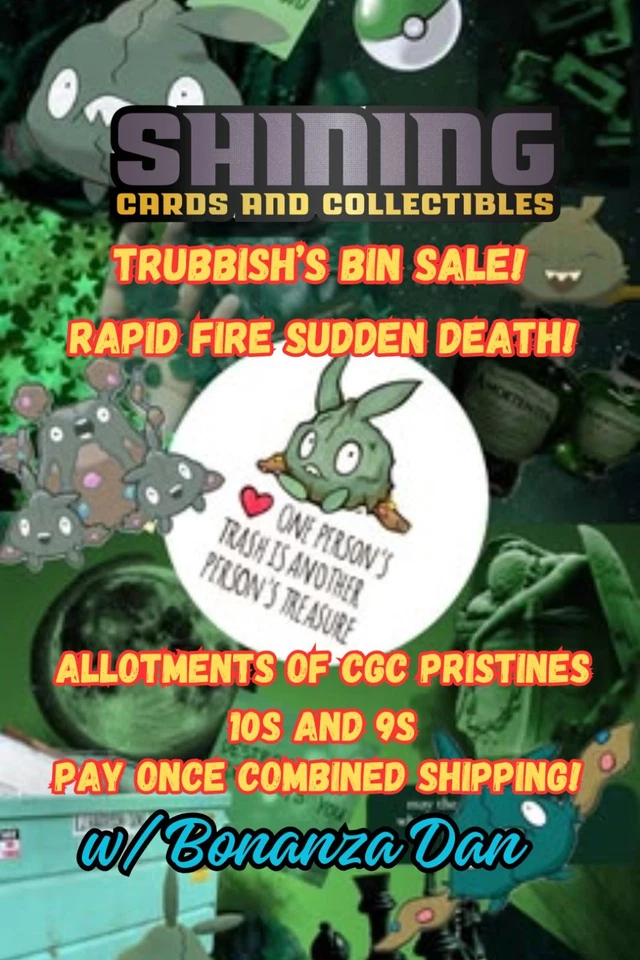 Pokemon All Slabs Must Go! Sudden Death Slab Show w/ Bonanza Dan