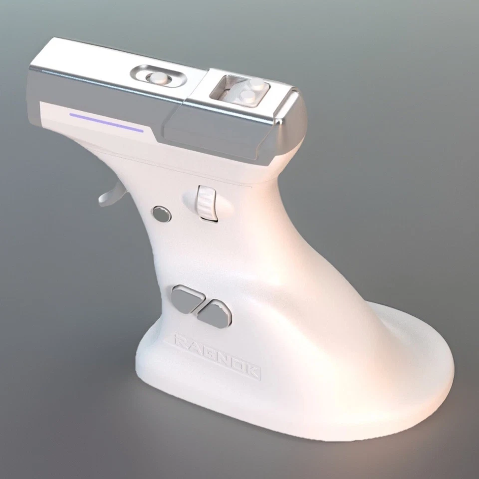 White ErgoStrike7 Ragnok Gaming Gun Mouse With Recoil Feedback, FPS, Ergonomic - Image 2 of 4