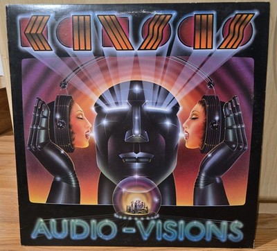 Kansas Audio-Visions Vinyl Record LP Kirshner 1980 VG Prog Rock FZ 36588