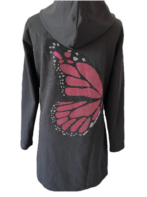 Cardigan Pailletten Schmetterling Damen Gr. S Lico Ricco
