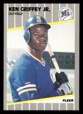 1989 FLEER #548 KEN GRIFFEY JR. RC NM