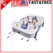 Sports Table Top Rod Hockey Game Set -Perfect Hockey Toy Gameroom Game for Kids