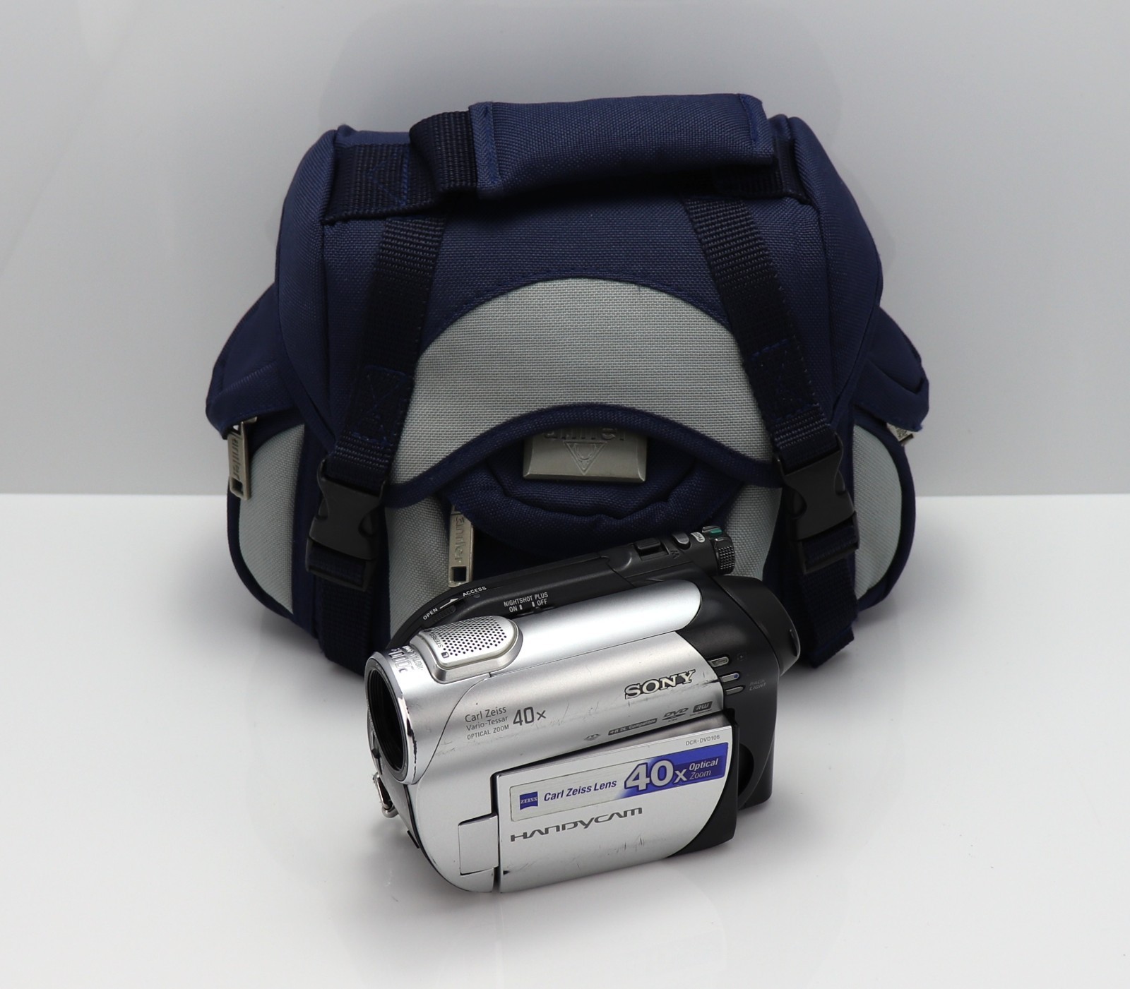 SONY HANDYCAM DCR-DVD106E CAMCORDER DVD DISC VIDEO CAMERA