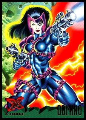 Marvel Domino 1994 X-Force Fleer Team Card 115