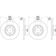 Disque de frein Ford TAUNUS
