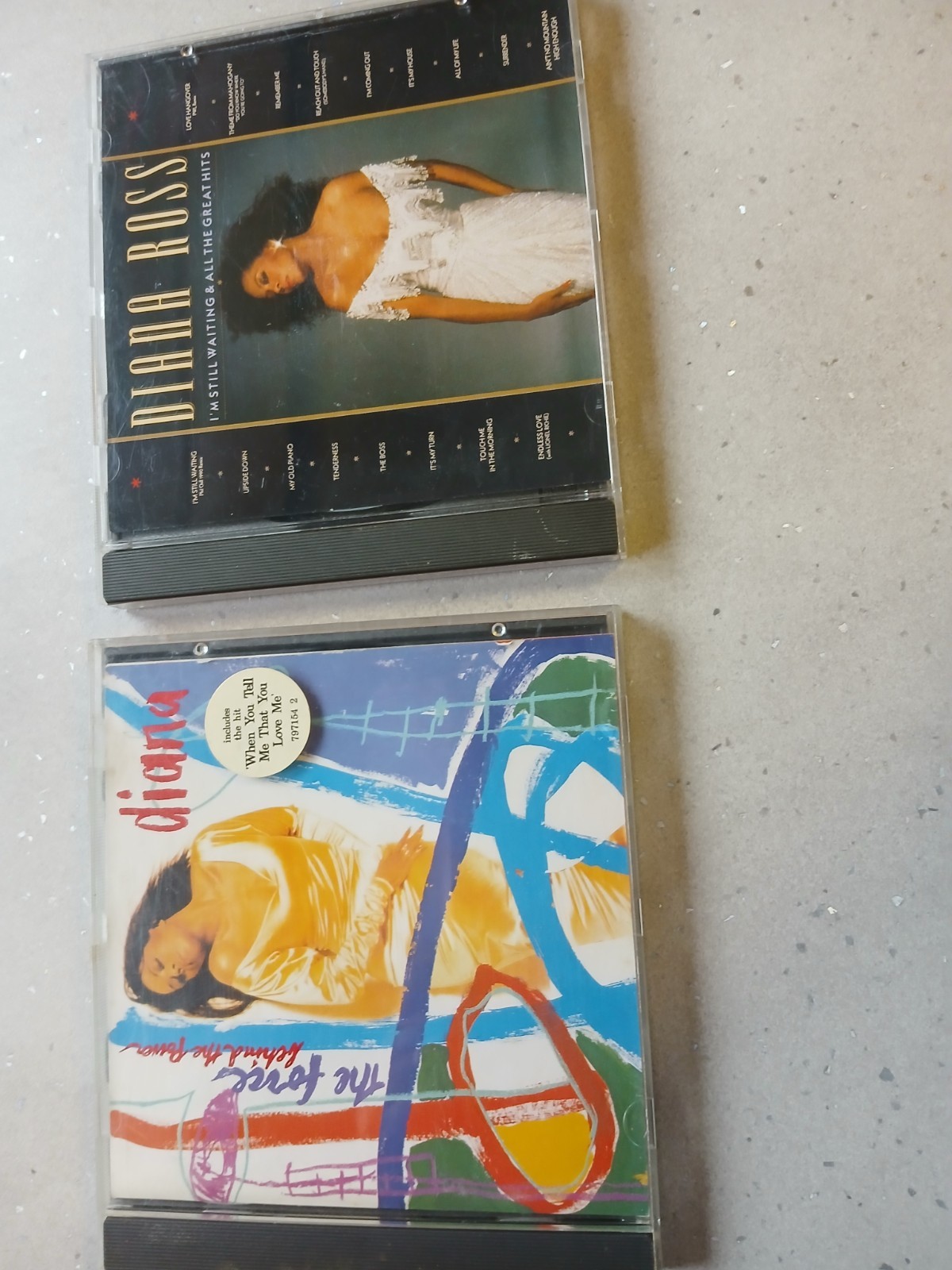 2 x Diana Ross - I'm Still Waiting &the force behiend the power cds