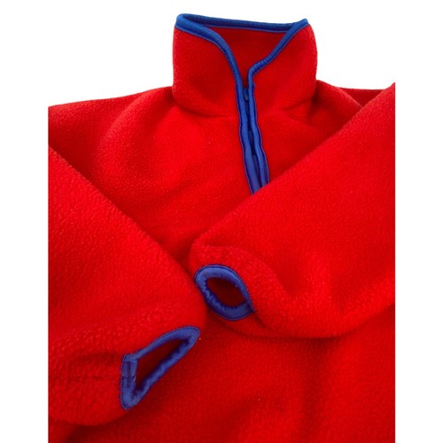 VTG 90s REI Fleece 1/2 Zip Pullover Kids Youth Sm 6-7 Red Outerwear Jacket Retro - Picture 2 of 11