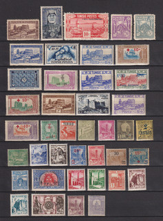 TUNISIE . N ° 180 . 20 F 40 VALEURS NEUVES . TRES BEAU .