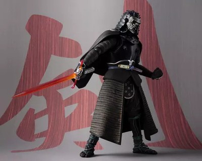 Star Wars MOVIE REALIZATION Kylo Ren Samurai Figure with Cross Guard Light Saber