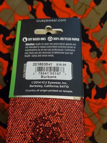 ICU Eyewear BURBANK Reading Glasses Reader w/ Soft Case +2.00 Free Shipping EG3 - Picture 4 of 4