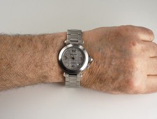 Vintage 1990s Unisex Pasha De Cartier Automatic Stainless Steel watch Ref.2324 2