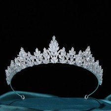 Wedding Bridal  CZ Crystal Tiara