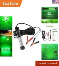 2000LM LED Submersible Green Fishing Light - Perfect for Night Fishing Trips