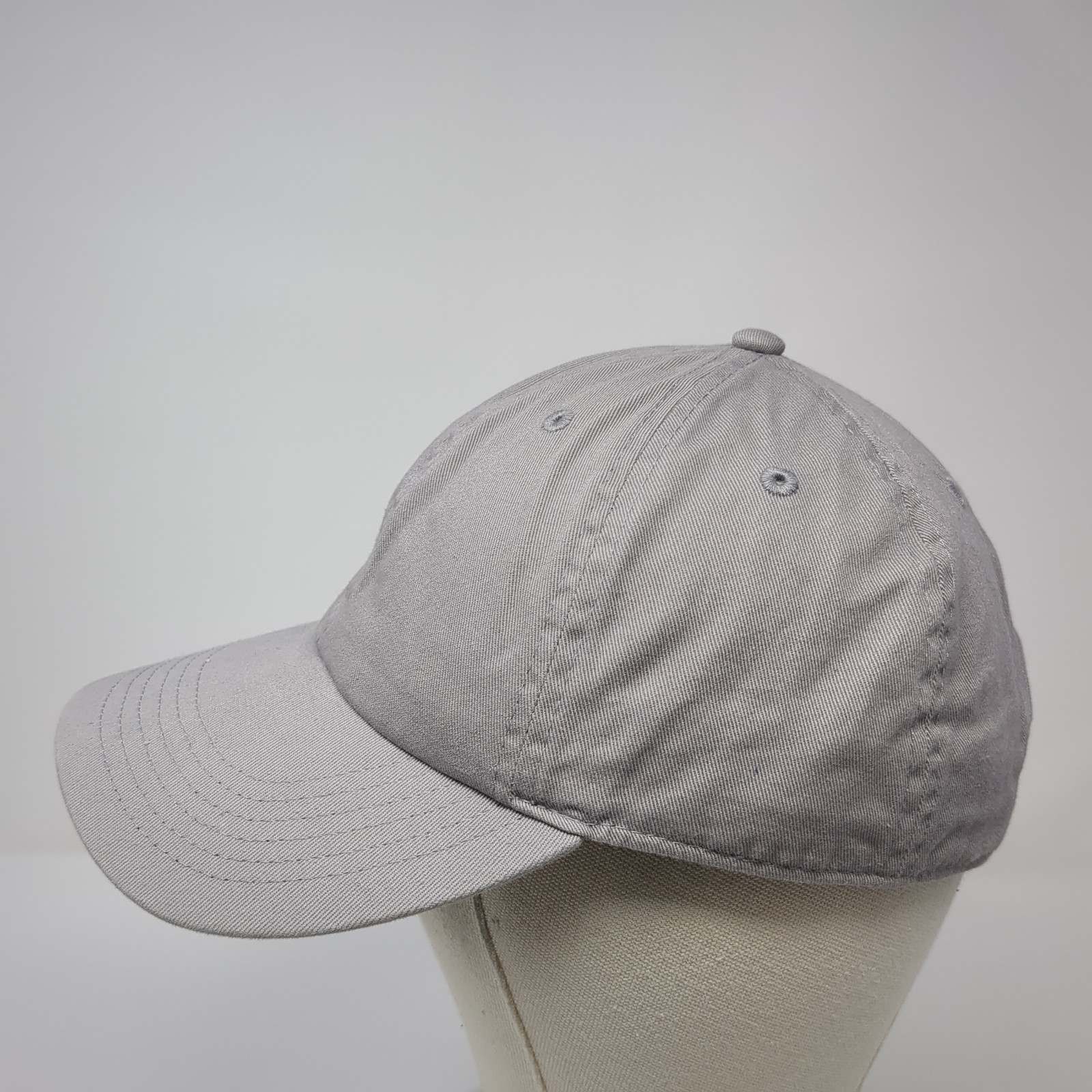Gelante Slideback Hat Solid Gray One Size Adjustable Casual Blank