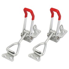 Toggle Clamps (185mm/7.3") 2Pcs, Metal 300Kg Adjustable Toggle Pull Latch Clamp