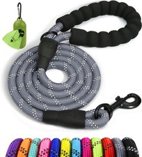 Taglory Rope Dog Leash 4 FT with Comfortable Padded Handle Highly Reflective ...