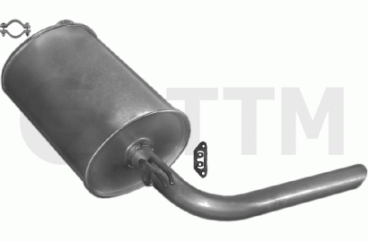 Silencieux Arriere+ pour RENAULT TRAFIC 2.5 D 76cV 1989-1995 - Photo 1/1