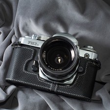 For Nikon FM2 FM FM2N Fe FE2 FM3A Camera Bag Leather Dock Case Base Cover Shell