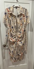Beautiful Women’s Formal Dress SHEIN CURVE Size 2XL Blue Orange And Pink Floral