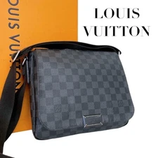 Louis Vuitton Damier Graphite District PM Shoulder Bag 4910