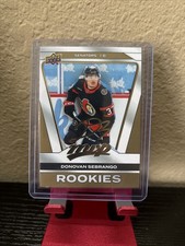 2025-26 Upper Deck MVP SP Rookies Donovan Sebrango #229 Gold Script (RC)