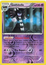 Gothitelle 41/111 Rare Furious Fists Pokemon Reverse Holo Near Mint