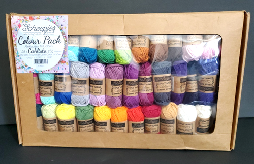 Scheepjes Yarns ::Cahlista Color Pack:: 100% cotton 109 skeins x 15 grams - Picture 1 of 7