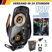 15W Auto LadegeräT Kfz Handy Halterung Induktions Clamping Wireless Charger De