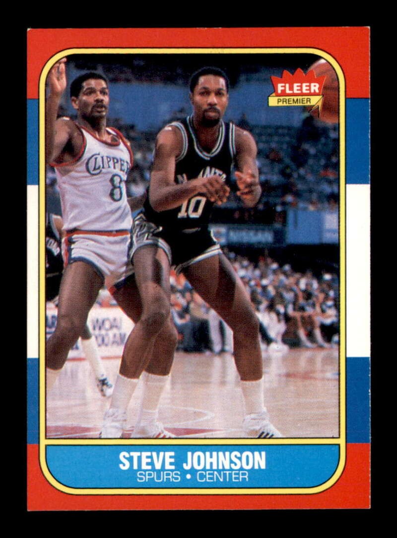 1986 Fleer #55 Steve Johnson   EXMT/EXMT+ X3620793