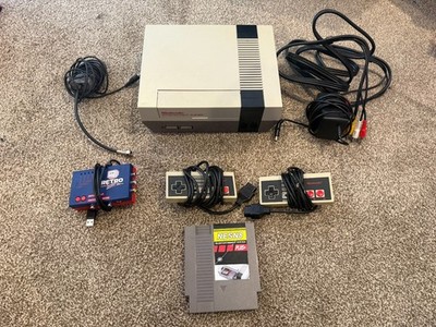 Nintendo NES Console System with New Capacitors Serviced W/Everdrive Clone &HDMI