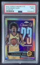 2022-23 Topps Chrome Overtime Elite Alexandre Sarr #CO-13 OTE Class of... PSA 9