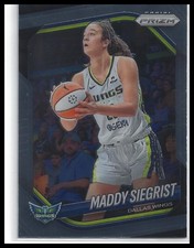 2025 Panini Prizm WNBA Maddy Siegrist #50 Dallas Wings