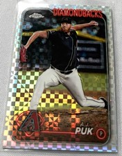 2024 Topps Chrome Update Series Baseball A.J. Puk Arizona Diamondbacks X-Fractor