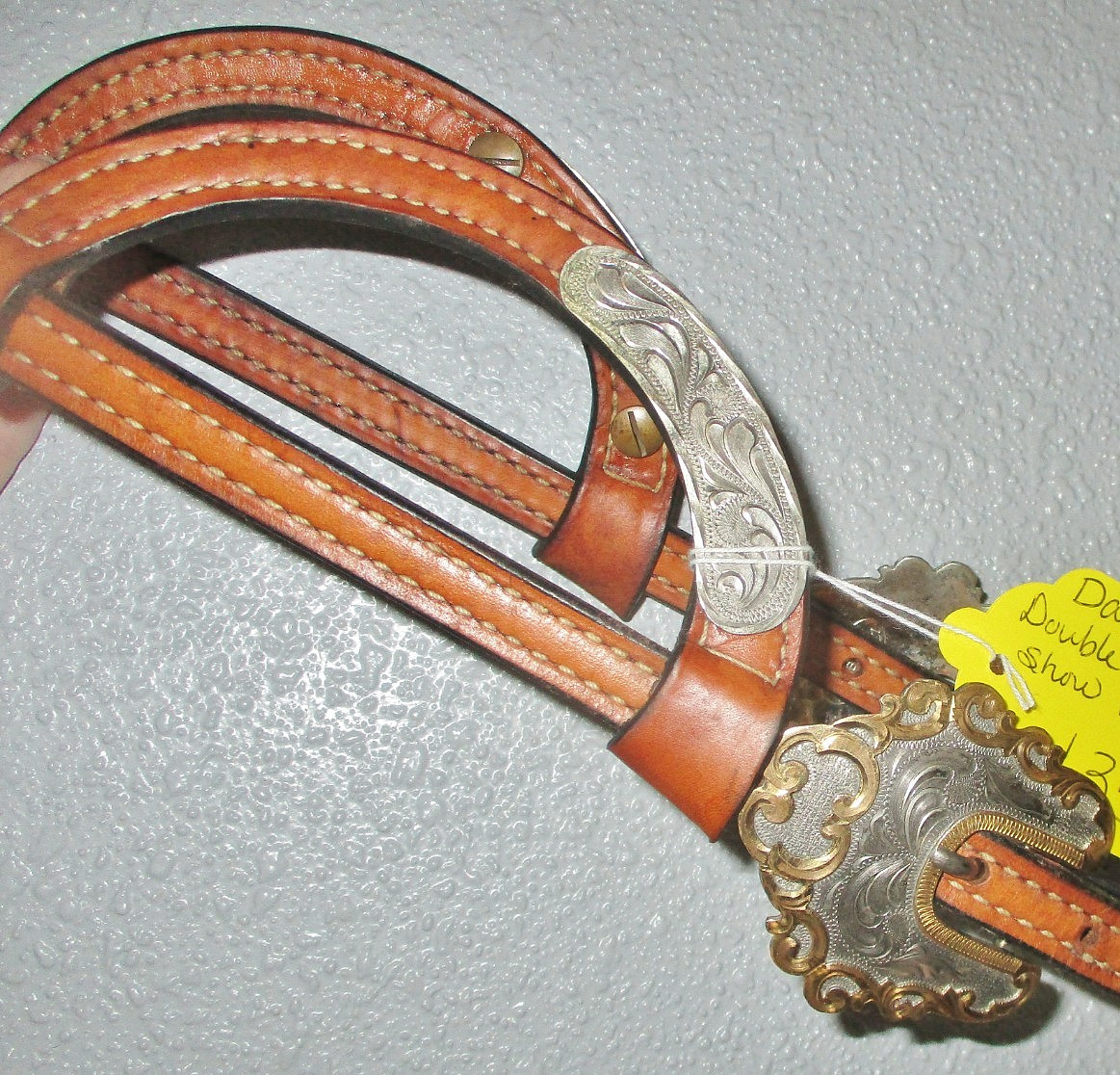 Dale Chavez Double Ear Silver Show Bridle Headstall-Excellent Condition