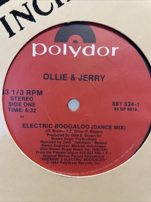 Ollie & Jerry There's No Stopping Us 12'' Vinyl Record 1984