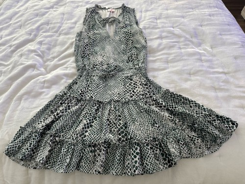 Super Cute Boutique Bunny Love Lightly Loved Flirty Dress S Retail $158 #1055